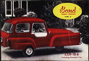 MkD Bond Family Saloon sales brochure 